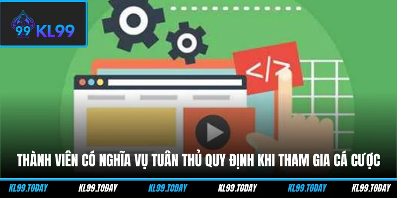 Thành viên có nghĩa vụ tuân thủ quy định khi tham gia cá cược